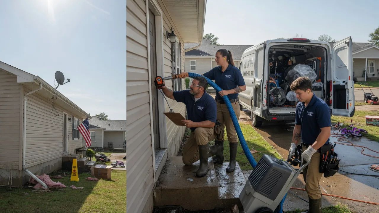 Ceiling Water Damage Restoration in Lamar, MS near me